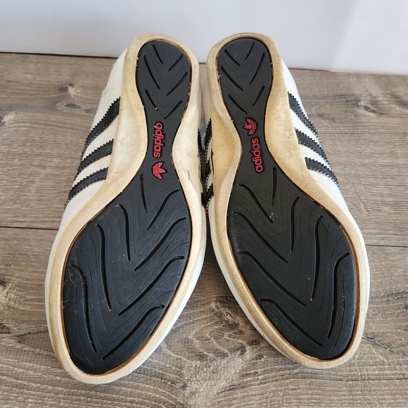 2007 Adidas Goodyear Womens Driving Racing Sneaker Shoes White Black Size 7 READ - Picture 10 of 13